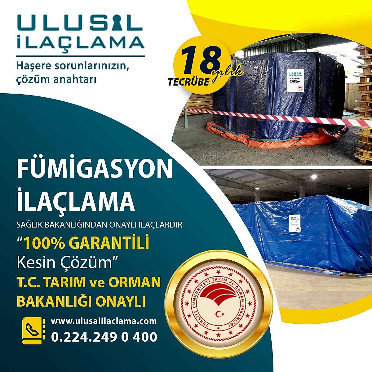 FÜMİGASYON İLAÇLAMA...