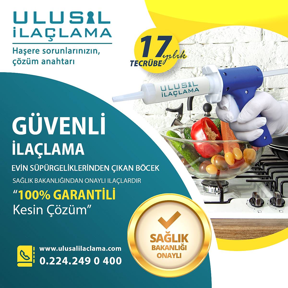 MUTFAK İLAÇLAMASINDA YİYECEKLER DIŞARIDA KALABİLİRMİ...