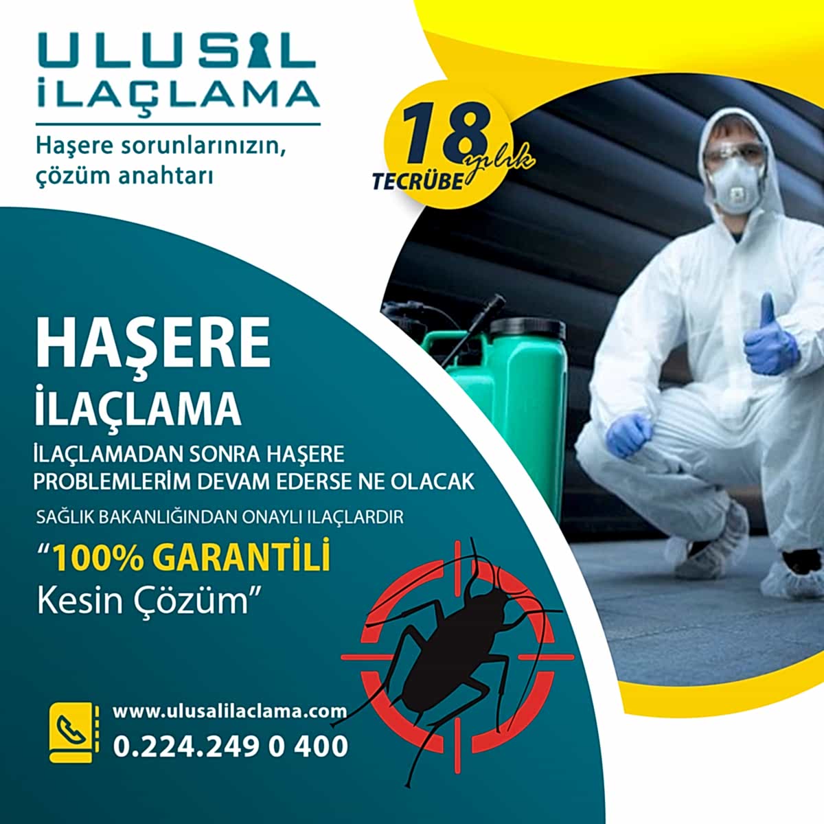 İLAÇLAMADAN SONRA HAŞERE PROBLEMLERİM DEVAM EDERSE NE OLACAK...
