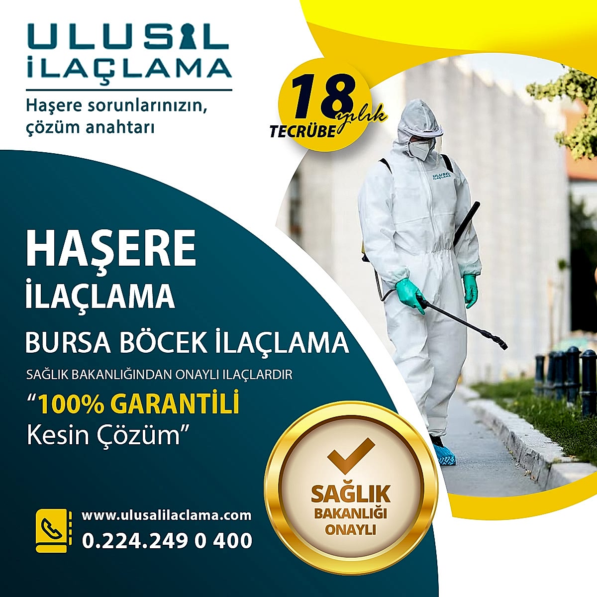Bursada ilaçlama hizmeti...