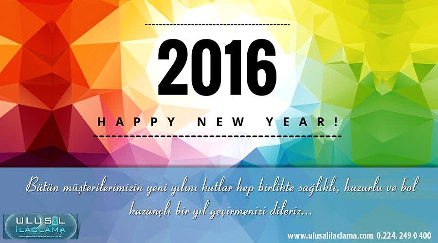 2016 Mutlu Yıllar...